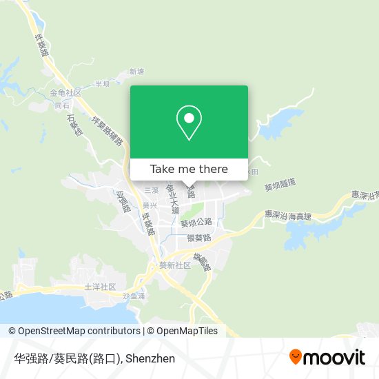 华强路/葵民路(路口) map