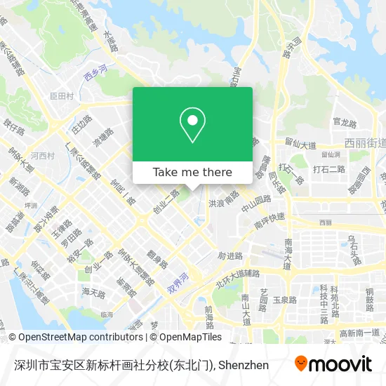 深圳市宝安区新标杆画社分校(东北门) map