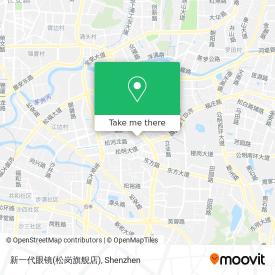 新一代眼镜(松岗旗舰店) map