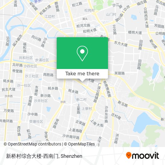 新桥村综合大楼-西南门 map