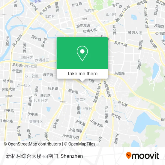 新桥村综合大楼-西南门 map