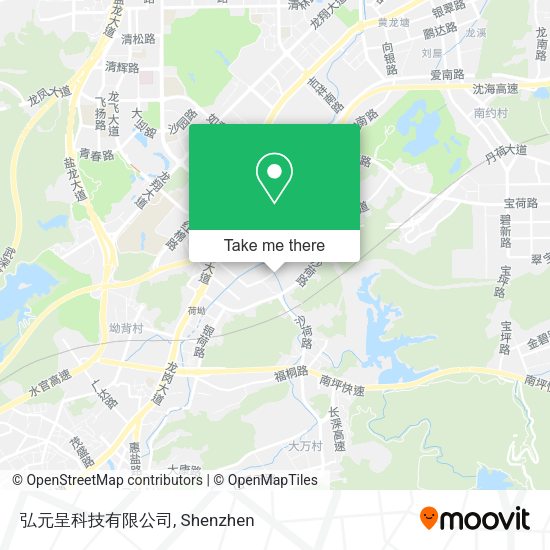 弘元呈科技有限公司 map