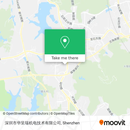 深圳市华呈瑞机电技术有限公司 map