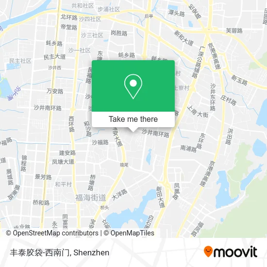 丰泰胶袋-西南门 map