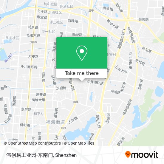 伟创易工业园-东南门 map