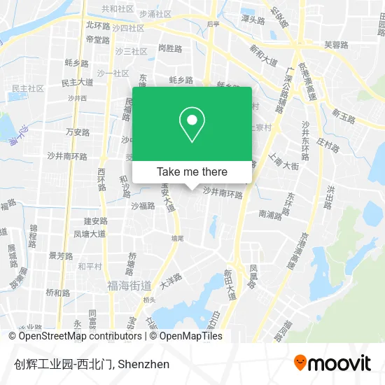 创辉工业园-西北门 map