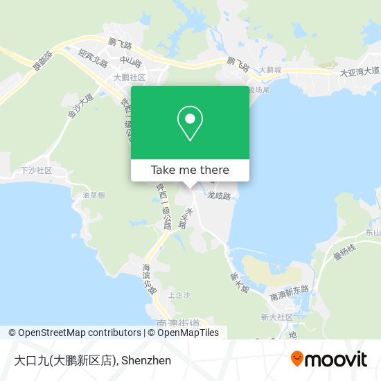 大口九(大鹏新区店) map