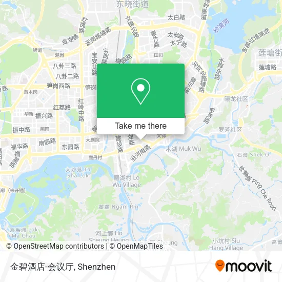 金碧酒店-会议厅 map