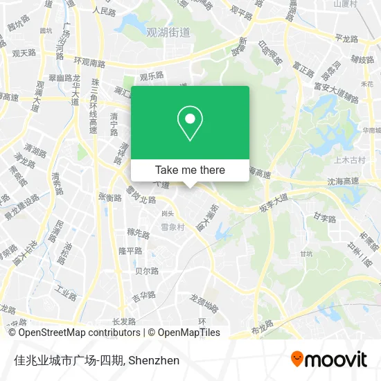 佳兆业城市广场-四期 map