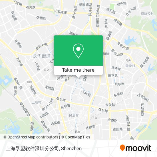 上海孚盟软件深圳分公司 map
