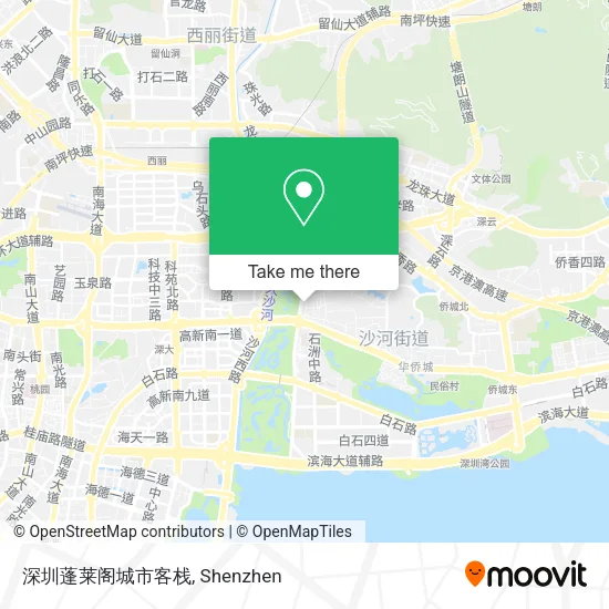 深圳蓬莱阁城市客栈 map