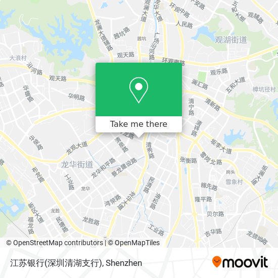 江苏银行(深圳清湖支行) map