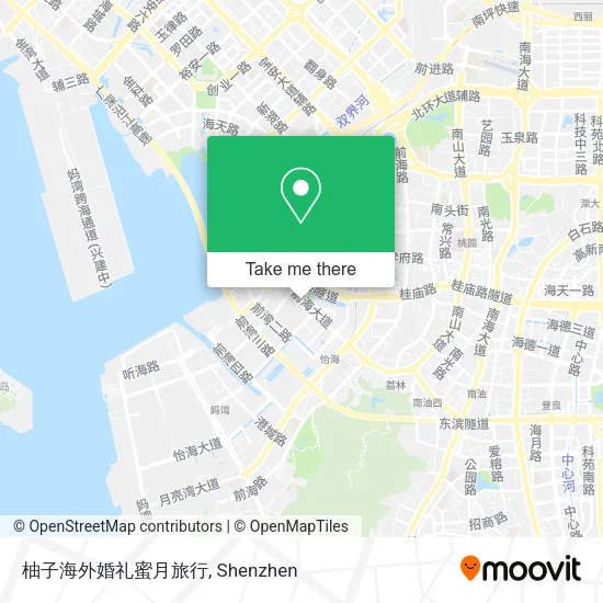 柚子海外婚礼蜜月旅行 map
