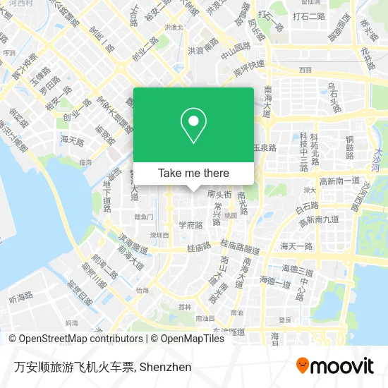 万安顺旅游飞机火车票 map