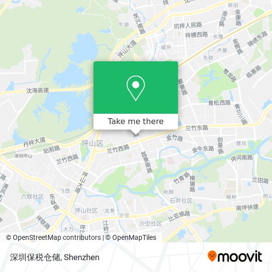 深圳保税仓储 map