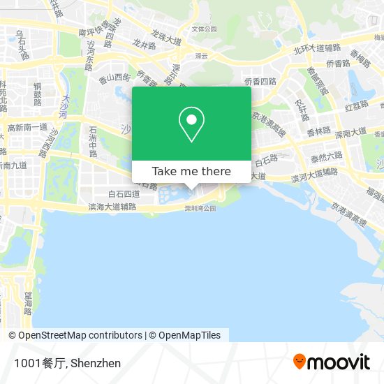 1001餐厅 map
