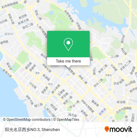 阳光名店西乡NO.3 map