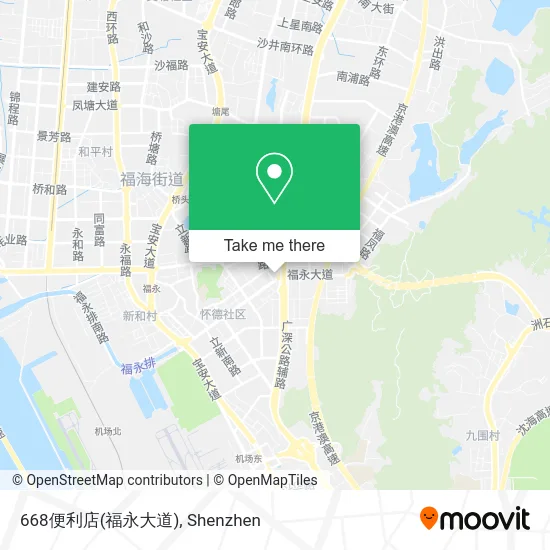 668便利店(福永大道) map