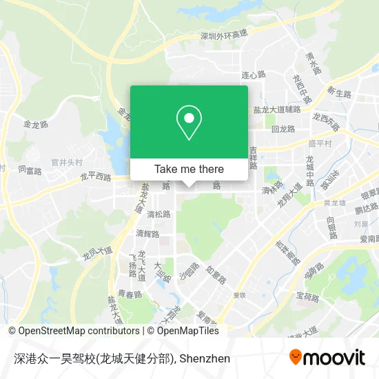 深港众一昊驾校(龙城天健分部) map