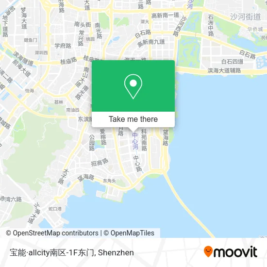 宝能·allcity南区-1F东门 map