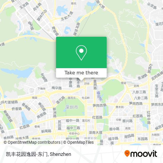 凯丰花园逸园-东门 map