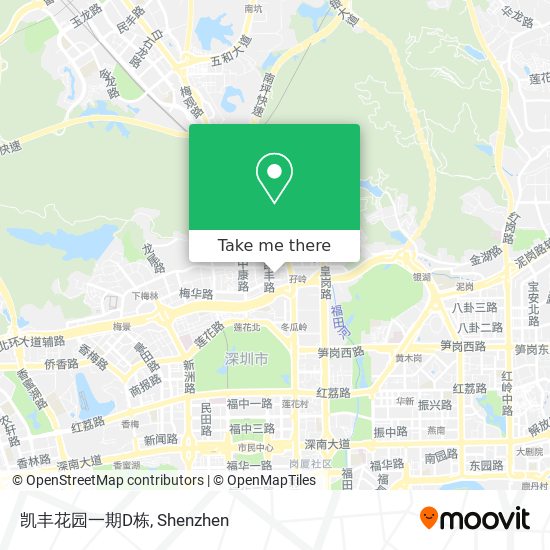 凯丰花园一期D栋 map