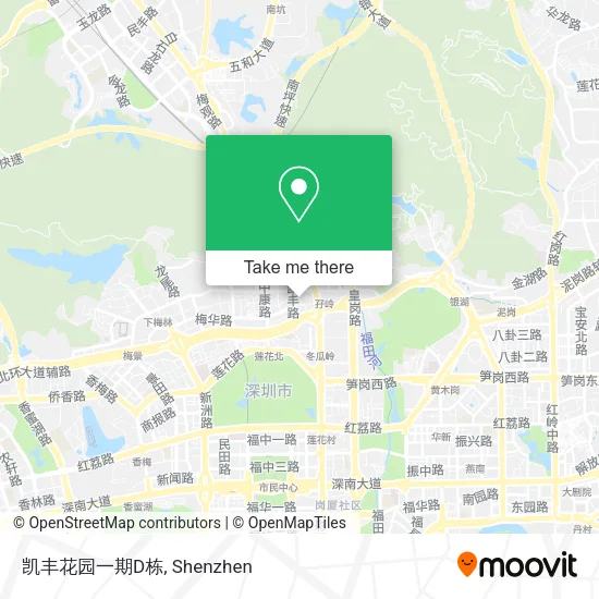 凯丰花园一期D栋 map