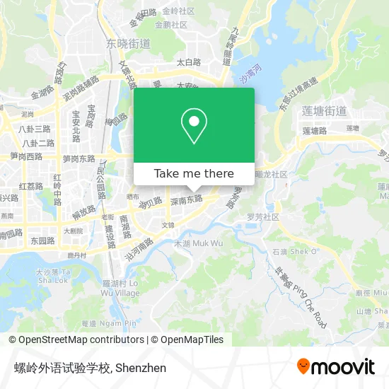 螺岭外语试验学校 map