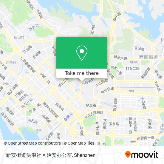 新安街道洪浪社区治安办公室 map