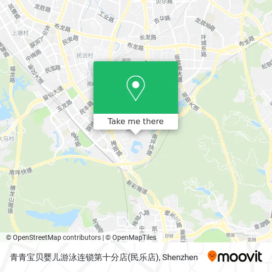 青青宝贝婴儿游泳连锁第十分店(民乐店) map