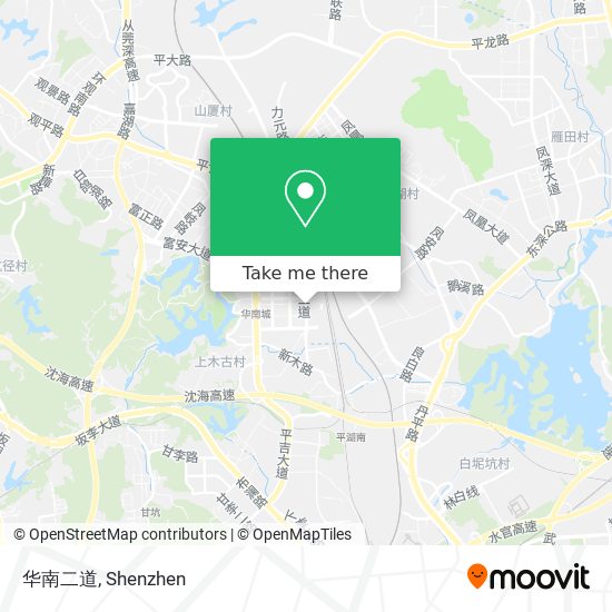 华南二道 map
