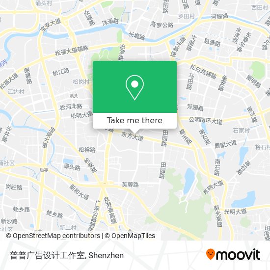 普普广告设计工作室 map