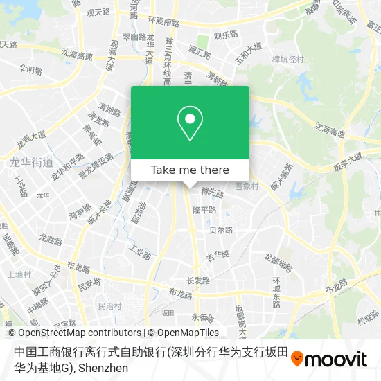 中国工商银行离行式自助银行(深圳分行华为支行坂田华为基地G) map