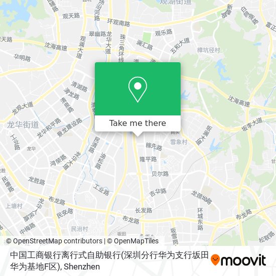 中国工商银行离行式自助银行(深圳分行华为支行坂田华为基地F区) map