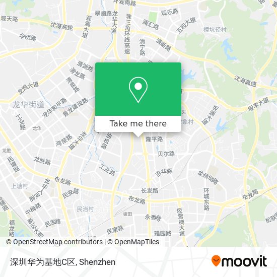 深圳华为基地C区 map