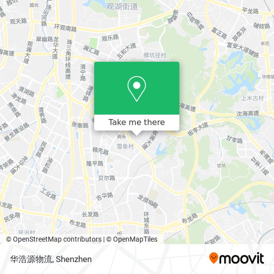 华浩源物流 map