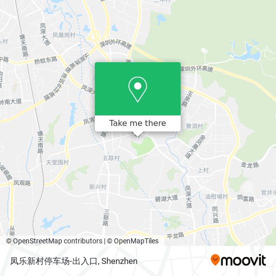 凤乐新村停车场-出入口 map