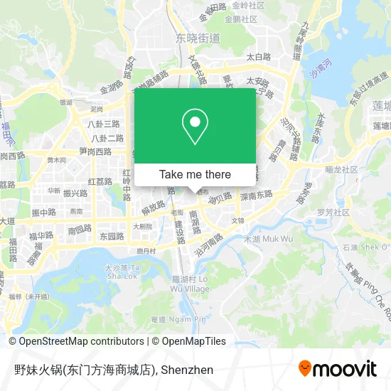 野妹火锅(东门方海商城店) map