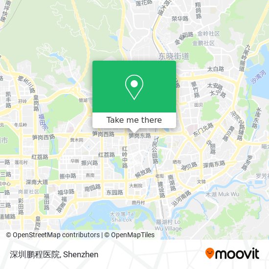 深圳鹏程医院 map