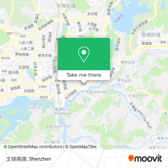 文锦南路 map