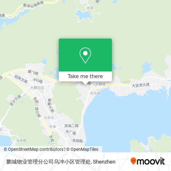 鹏城物业管理分公司乌冲小区管理处 map
