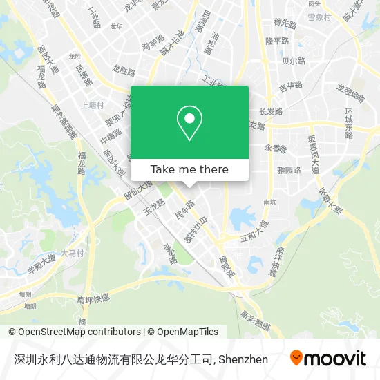 深圳永利八达通物流有限公龙华分工司 map