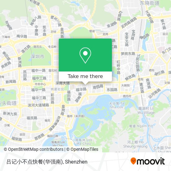 吕记小不点快餐(华强南) map