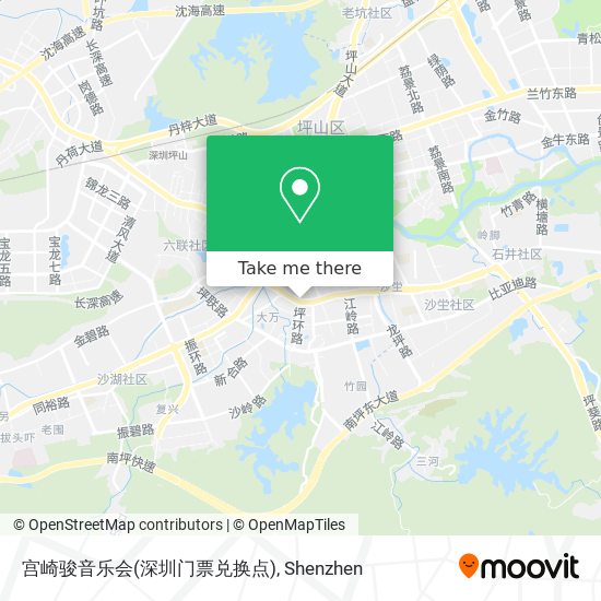 宫崎骏音乐会(深圳门票兑换点) map