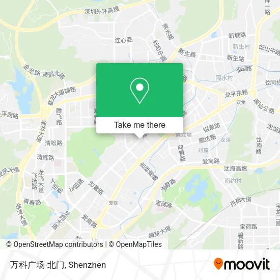 万科广场-北门 map