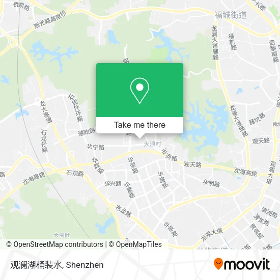 观澜湖桶装水 map