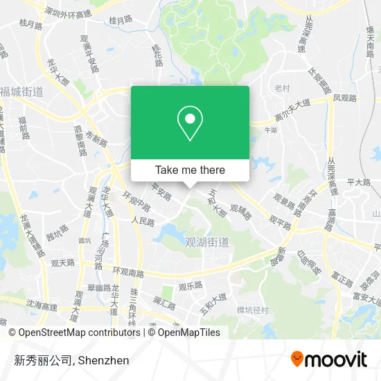 新秀丽公司 map