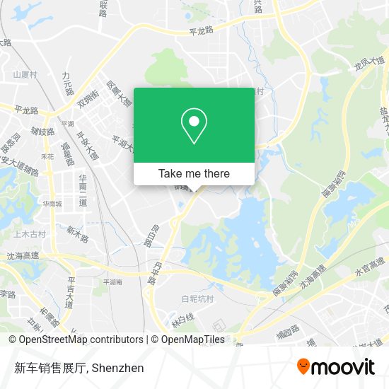 新车销售展厅 map