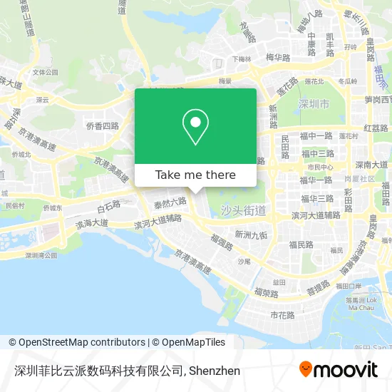 深圳菲比云派数码科技有限公司 map