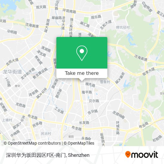 深圳华为坂田园区F区-南门 map